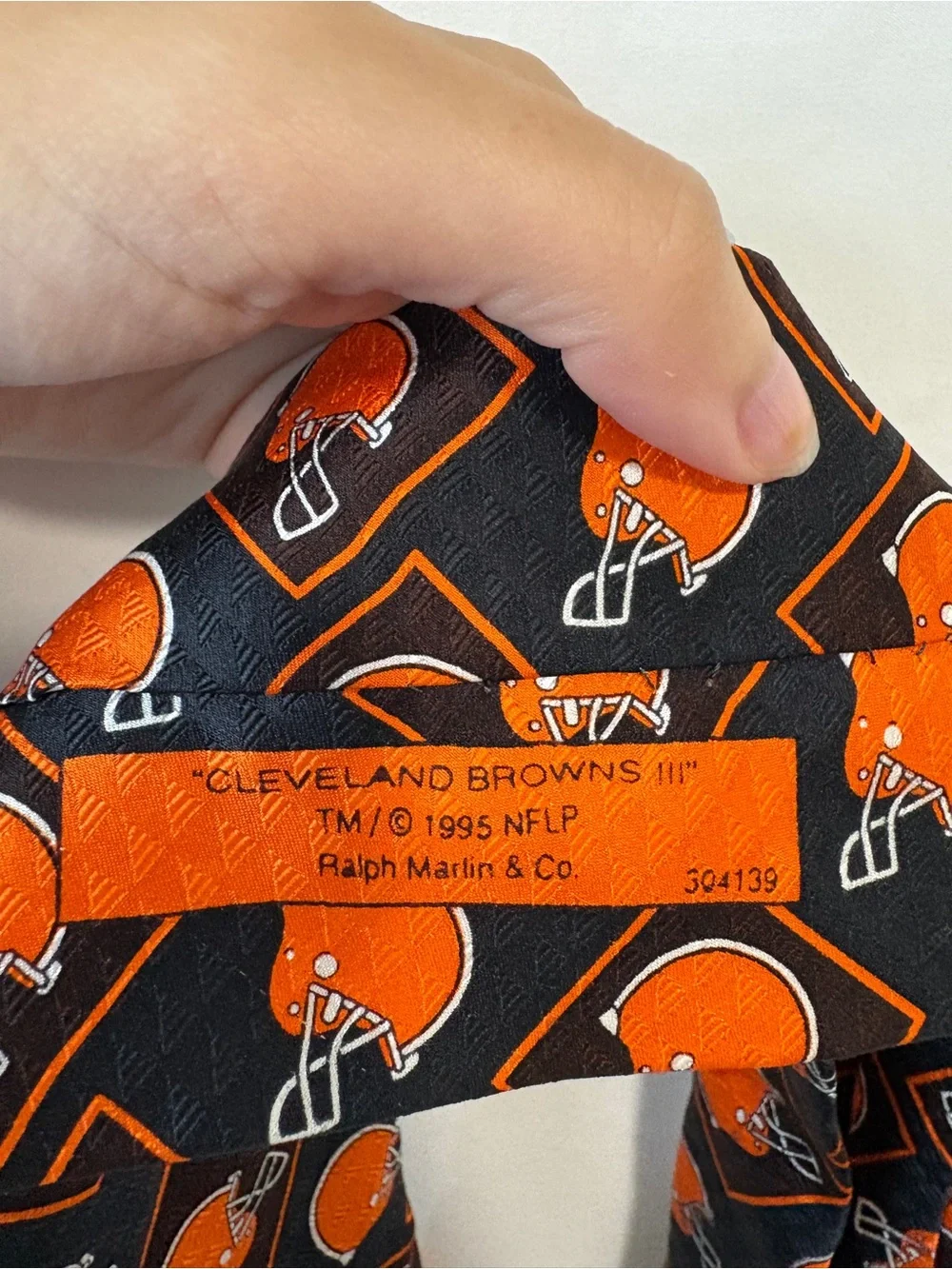 Cleveland Browns Vintage 90s NFL Tie